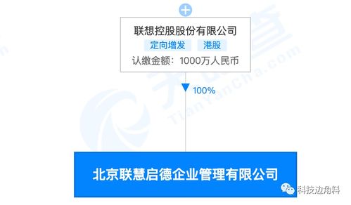 聯(lián)想控股成立北京聯(lián)慧啟德企業(yè)管理公司,注冊(cè)資本1000萬元
